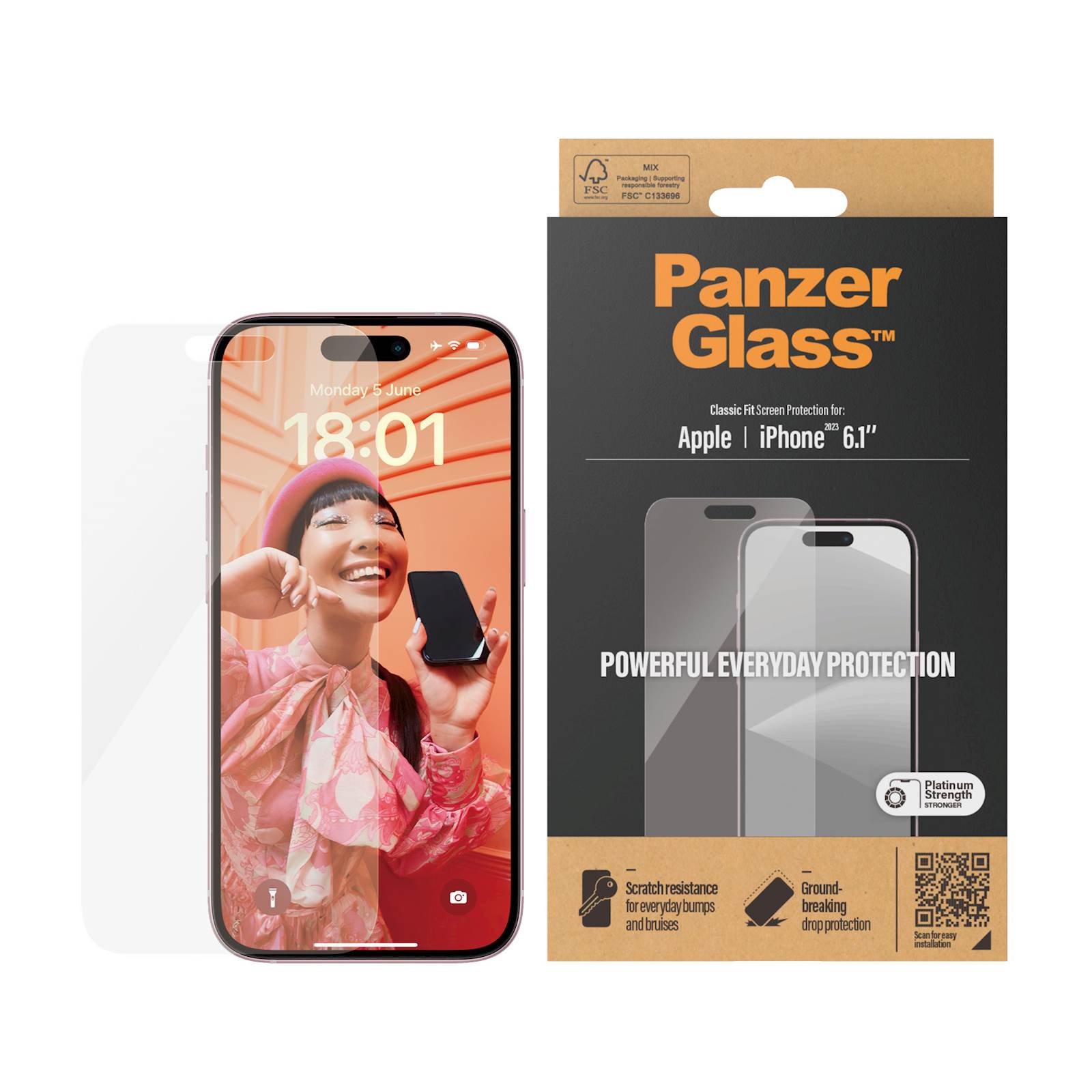 Zaščitno steklo Panzerglass Apple iPhone 15