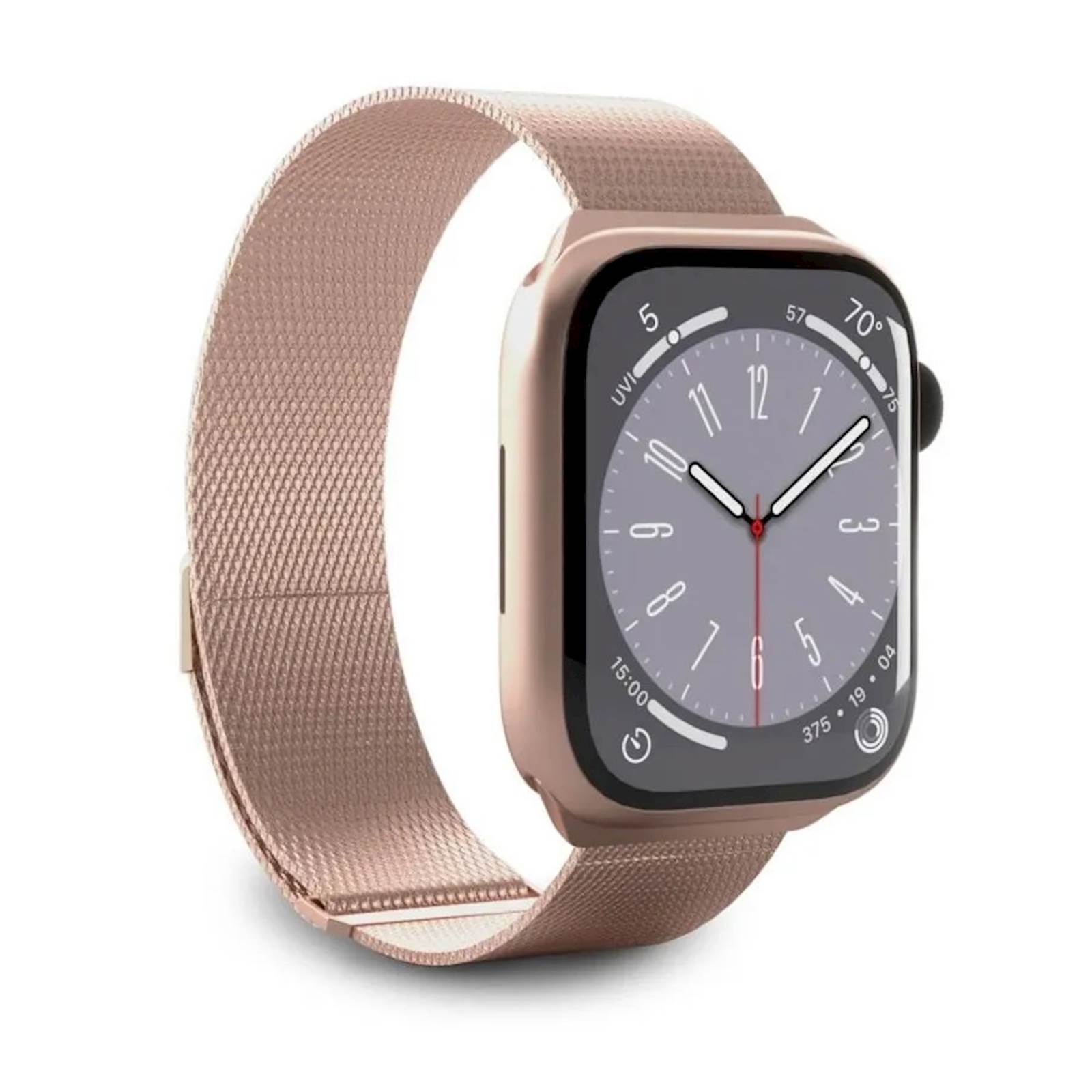Pašček Puro Milanese Apple Watch 38/40/41 Pink