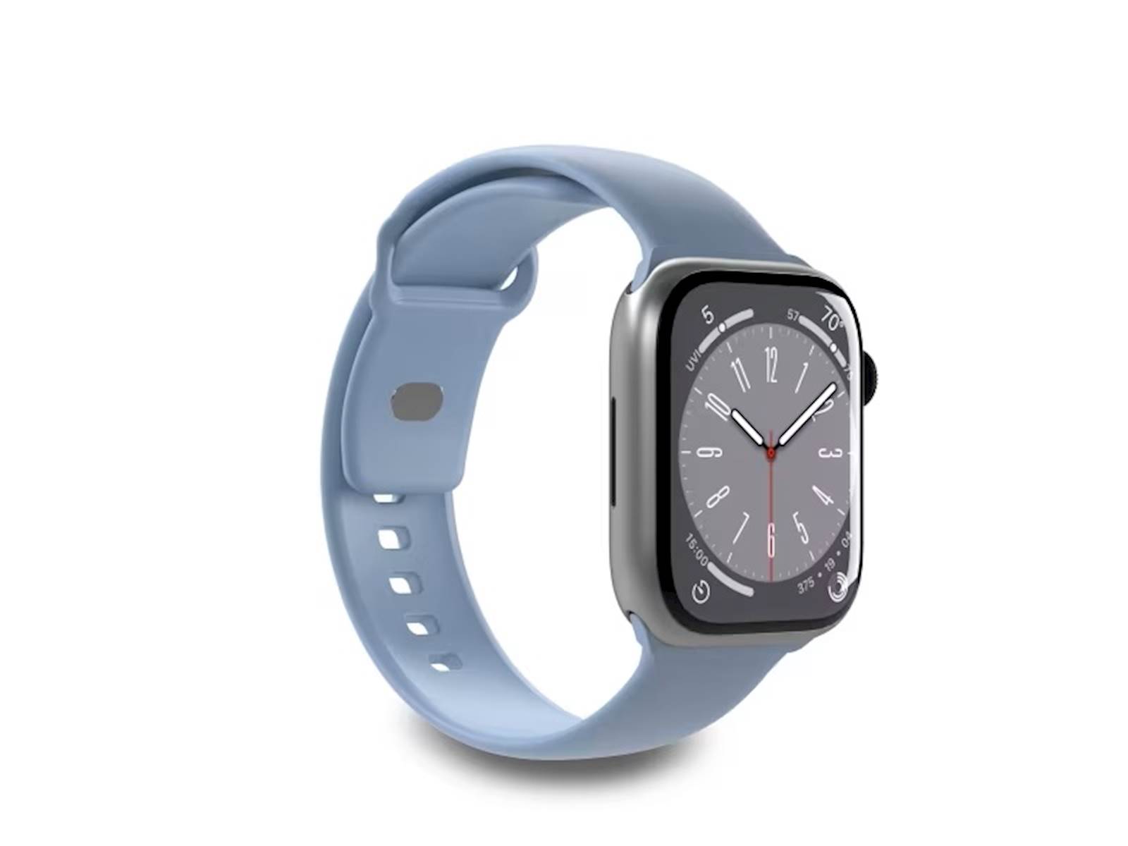 Pašček Puro Icon Apple Watch 42/44/45/49 Light Blue