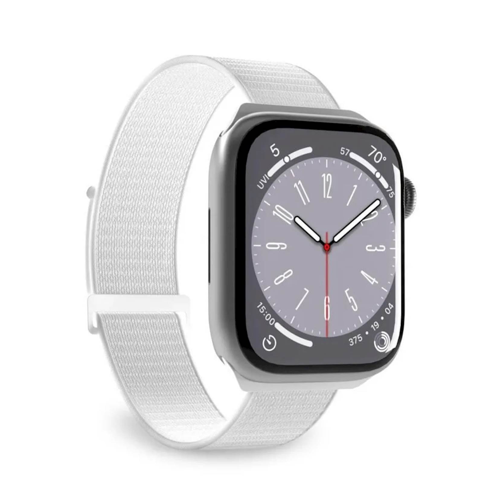 Pašček Puro Sport Apple Watch 38/40/41 White