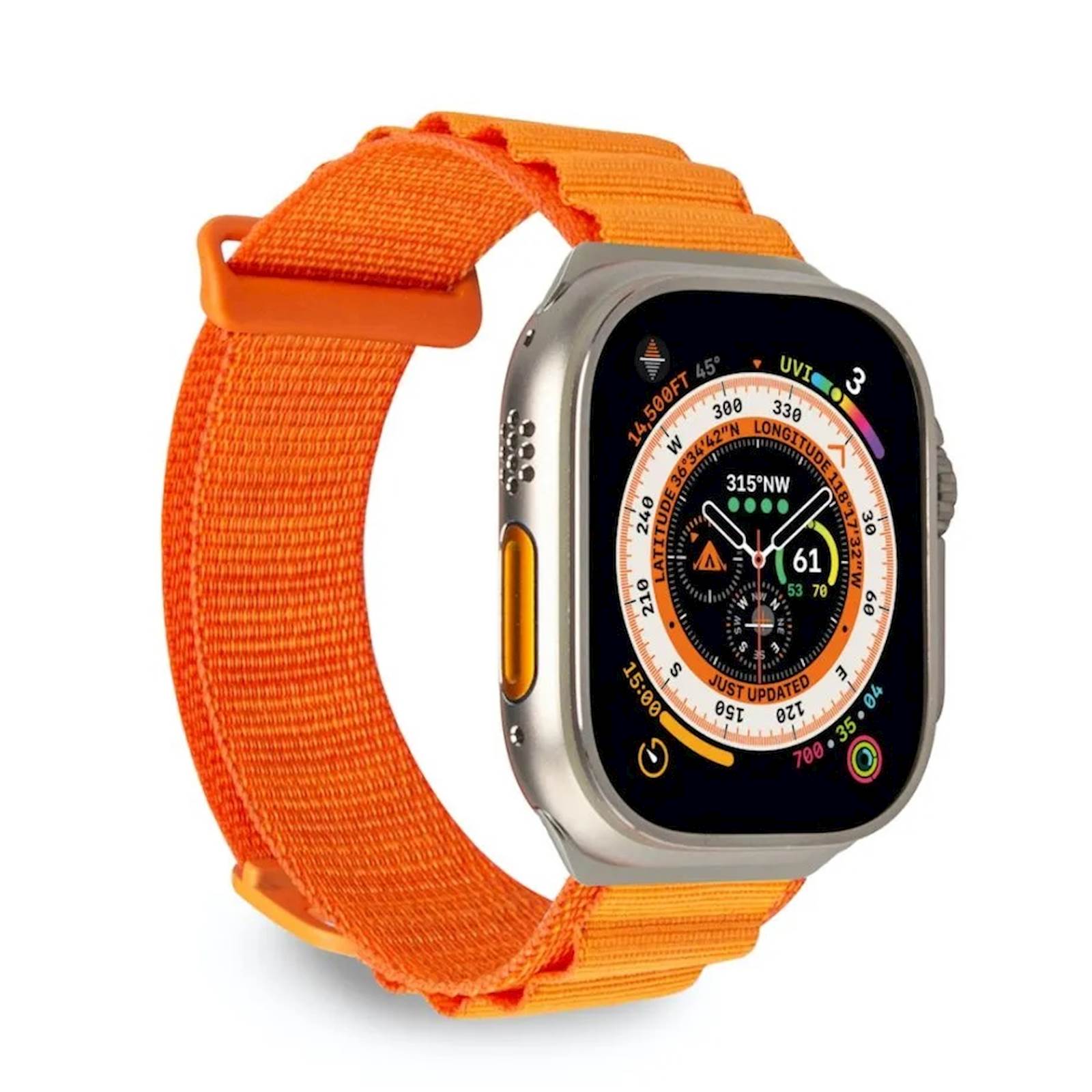 Pašček Puro Extreme Apple Watch 42/44/45/49 Orange