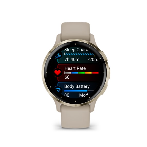 Pametna ura Garmin VENU 3S zlata