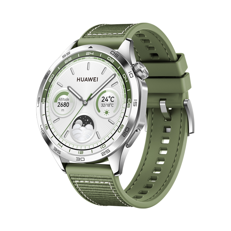 Pametna ura Huawei Watch GT 4 46 mm Srebrna Zelena