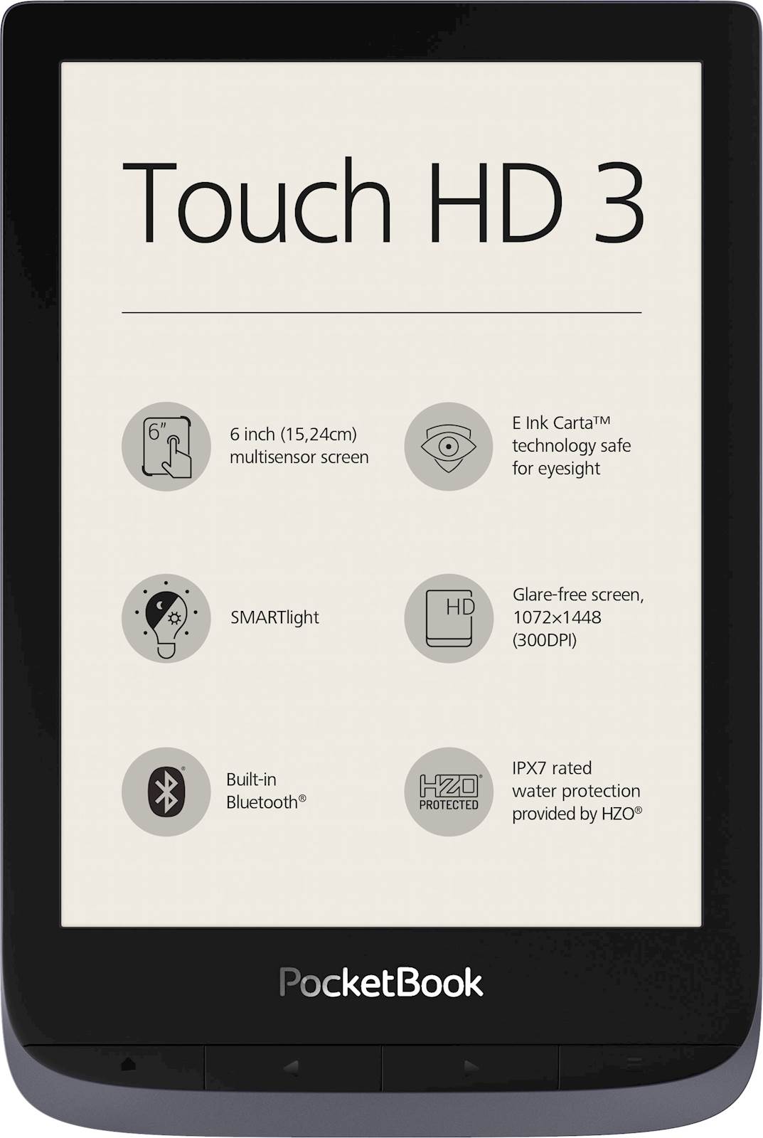 Elektronski bralnik PocketBook Touch HD3