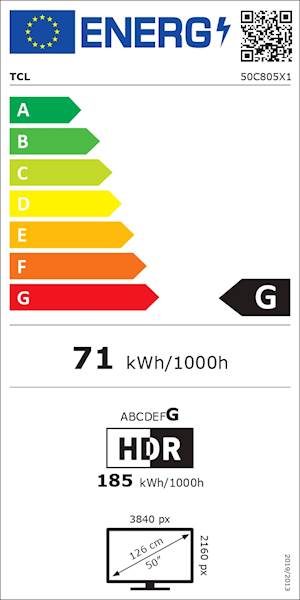 QLED TV TCL MINI LED 50C805