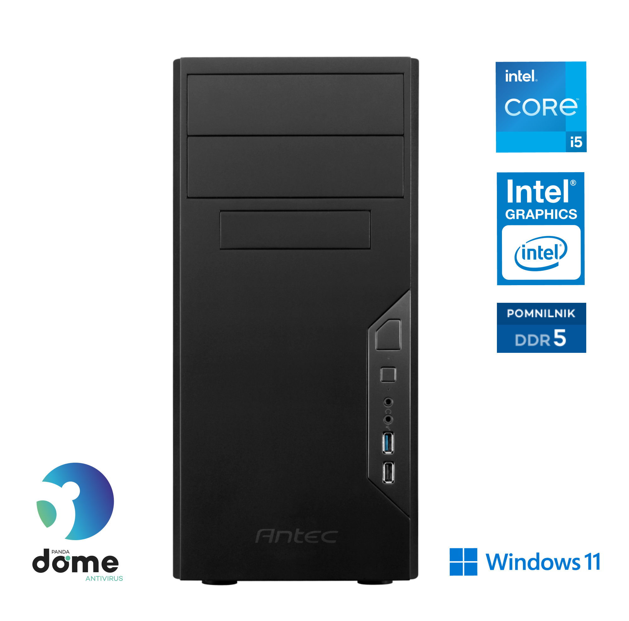 Namizni Računalnik ANNI Home Advanced (H4-7427-W) i5-13400 / Intel UHD / 16 GB / 1 TB / W11H