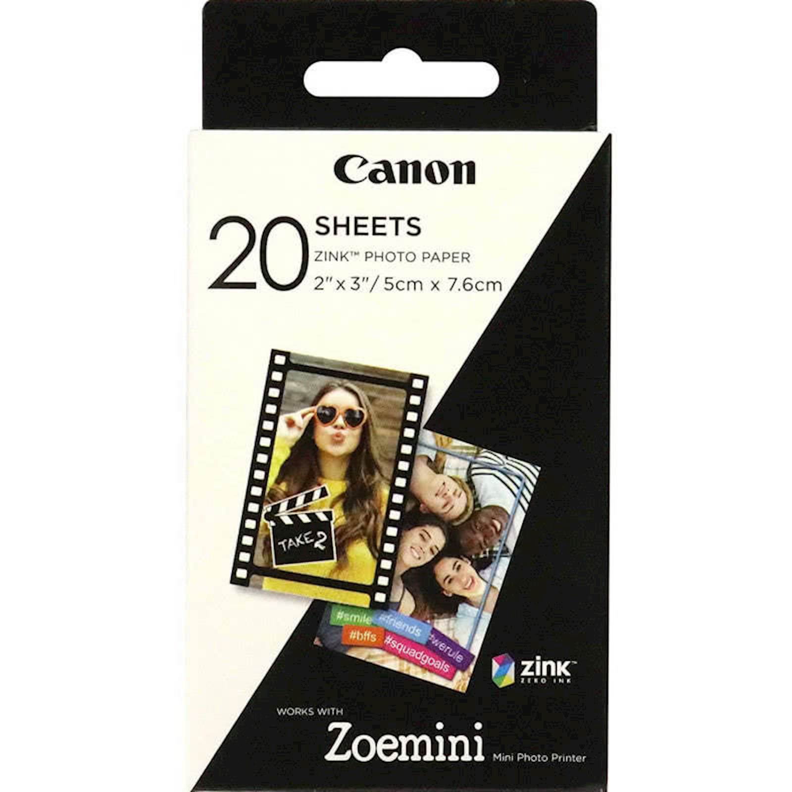 Papir Canon ZINK foto 20 pack za ZOEMINI