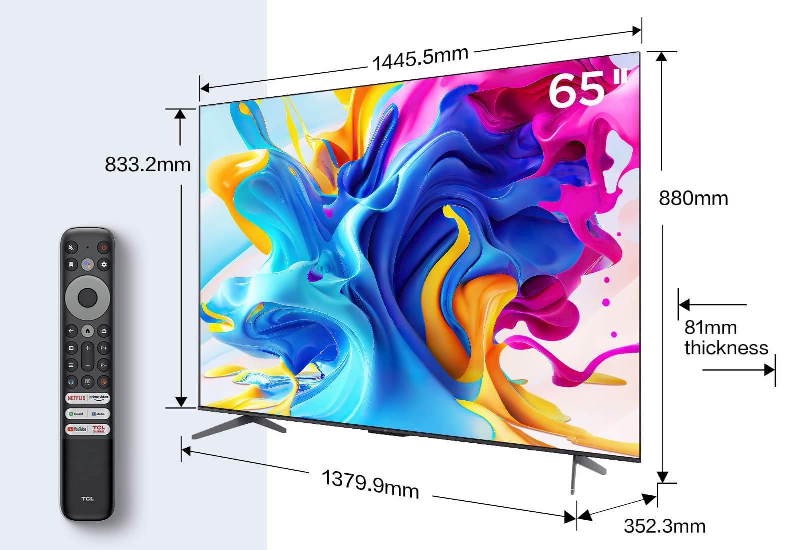 QLED TV TCL 65C645