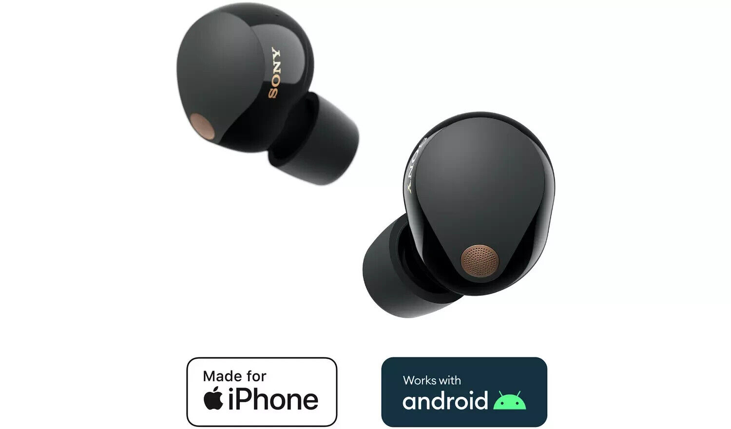 Bluetooth slušalke Sony WF-1000XM5 črna