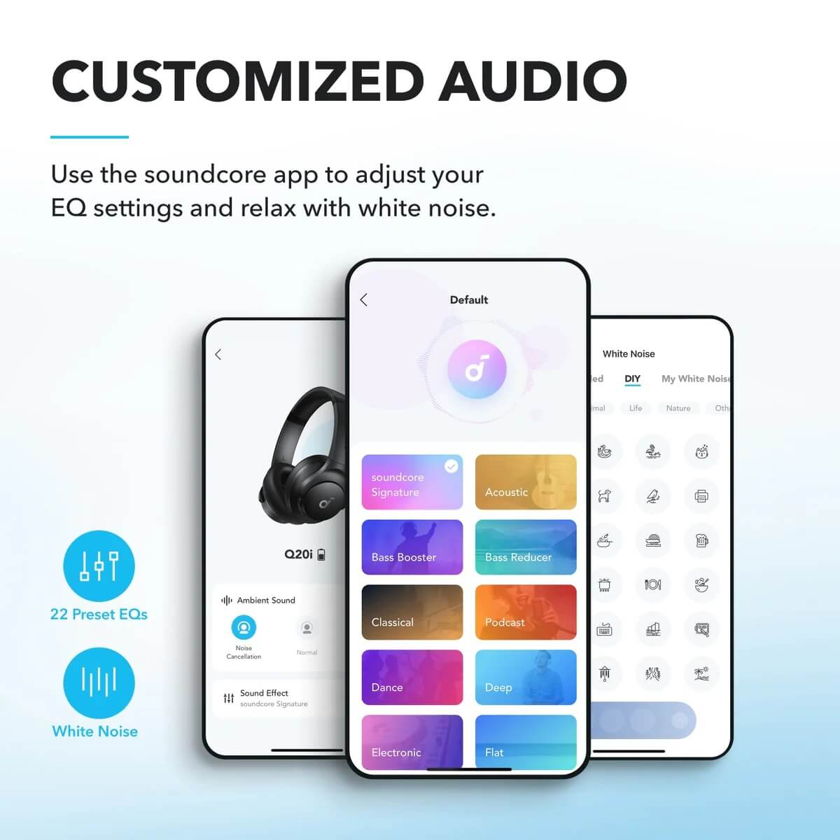 Anker naglavne slušalke Soundcore Q20i