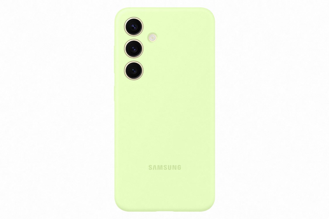 Ovitek Samsung Galaxy S24 Silicone Case Light Green