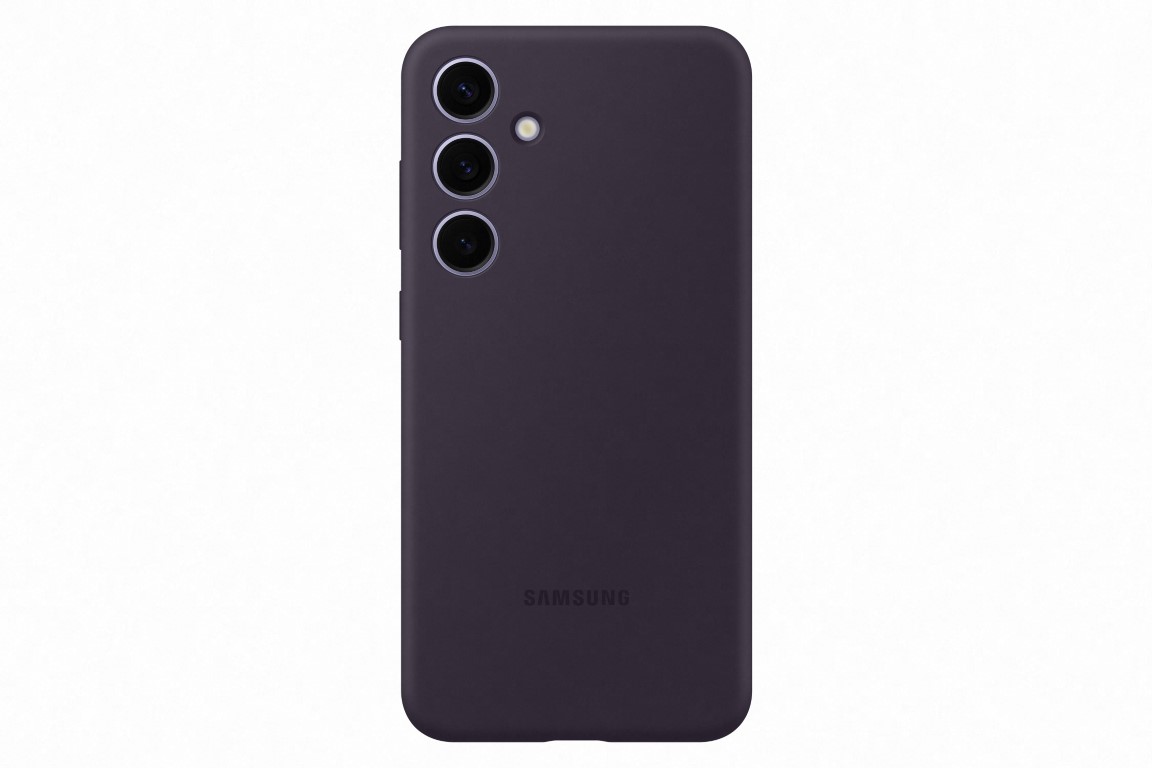 Ovitek Samsung Galaxy S24+ Silicone Case Dark Violet