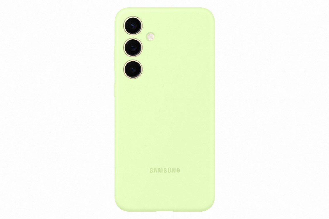 Ovitek Samsung Galaxy S24+ Silicone Case Light Green