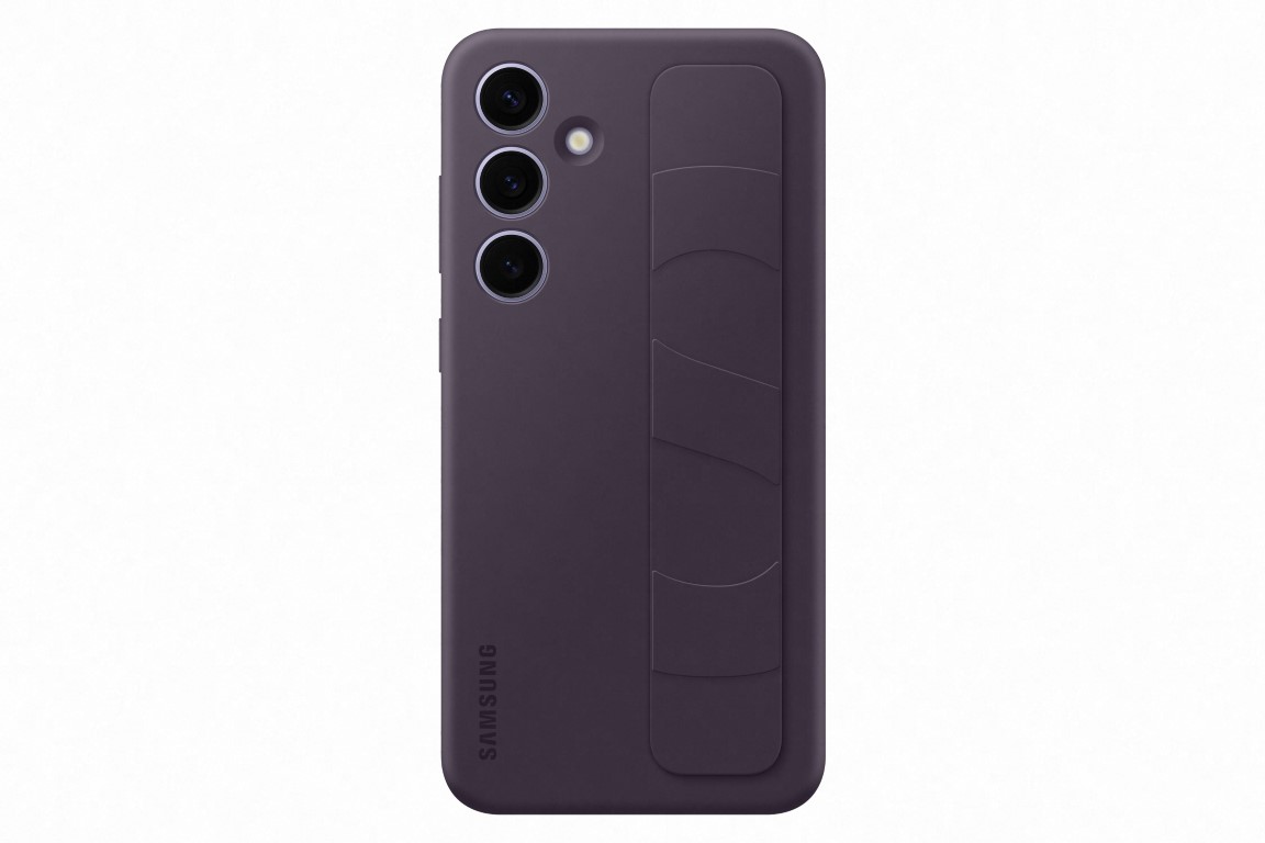 Ovitek Samsung Galaxy S24+ Standing Grip Case Dark Violet