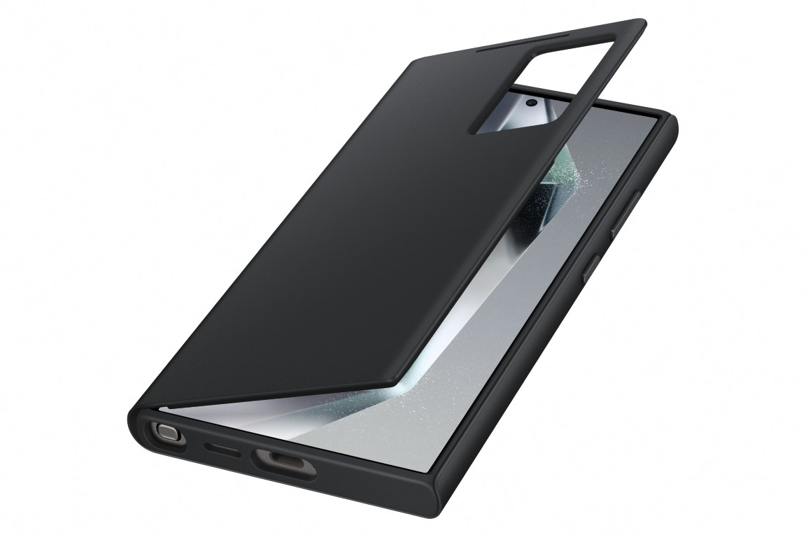 Ovitek Galaxy S24 Ultra Smart View Wallet Case Black