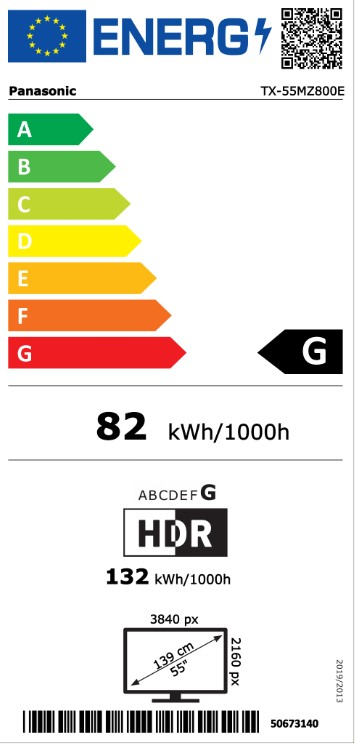 OLED TV Panasonic TX-55MZ800E