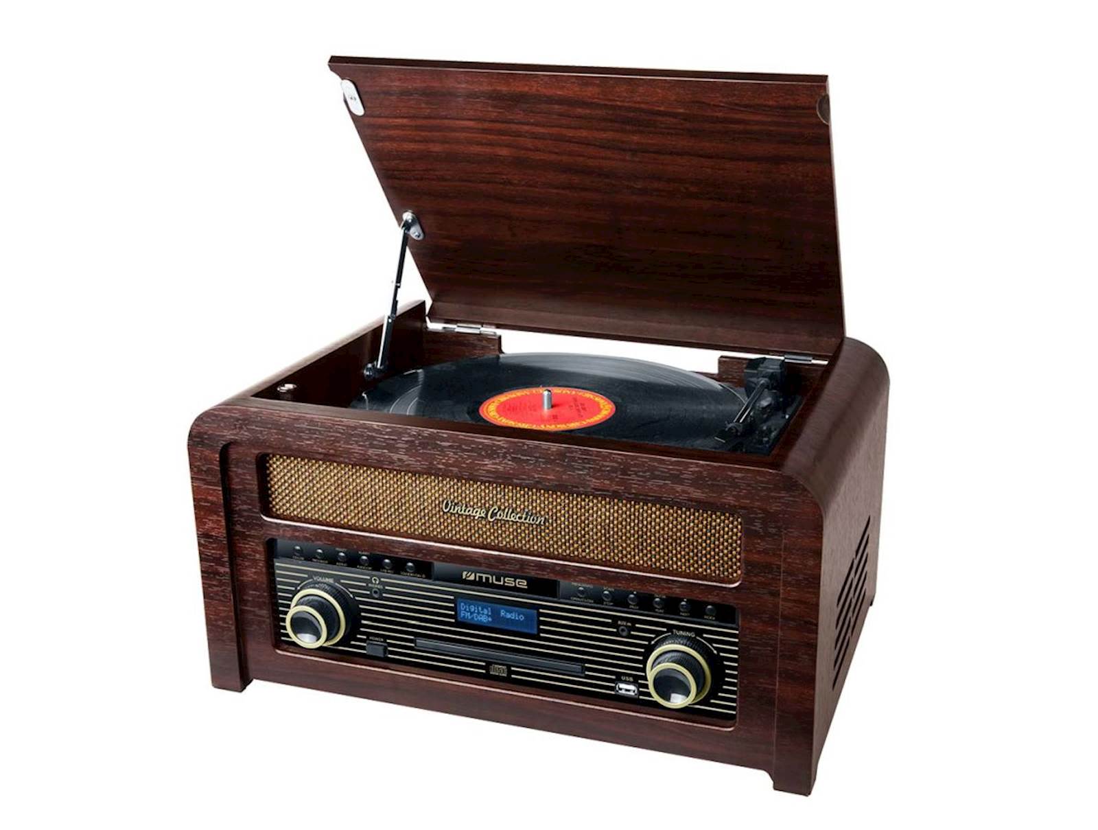 Muse gramofon MT-115 DAB črna