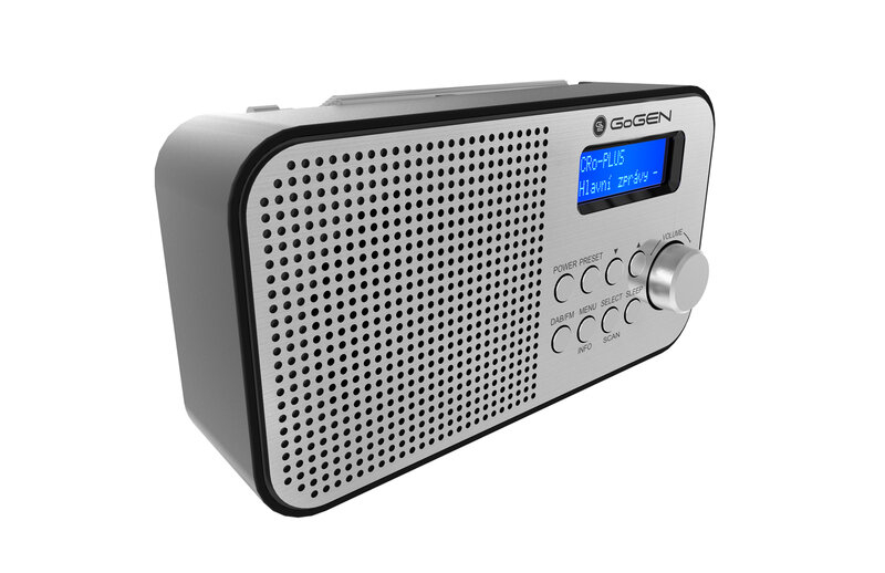 Radio GoGEN Dab+ DAB 300 srebrn Gogdab300N