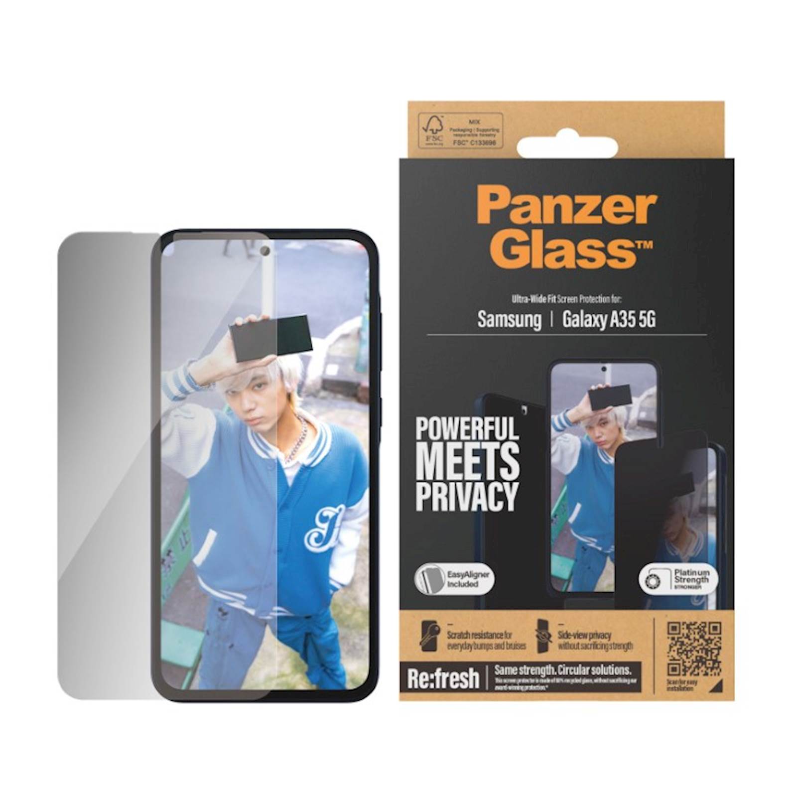 Zaščitno steklo Panzerglass Galaxy A35 5G UWF Privacy