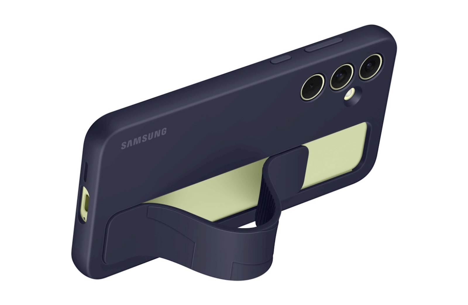 Ovitek Samsung Galaxy A55 Standing Grip Case Blue Black
