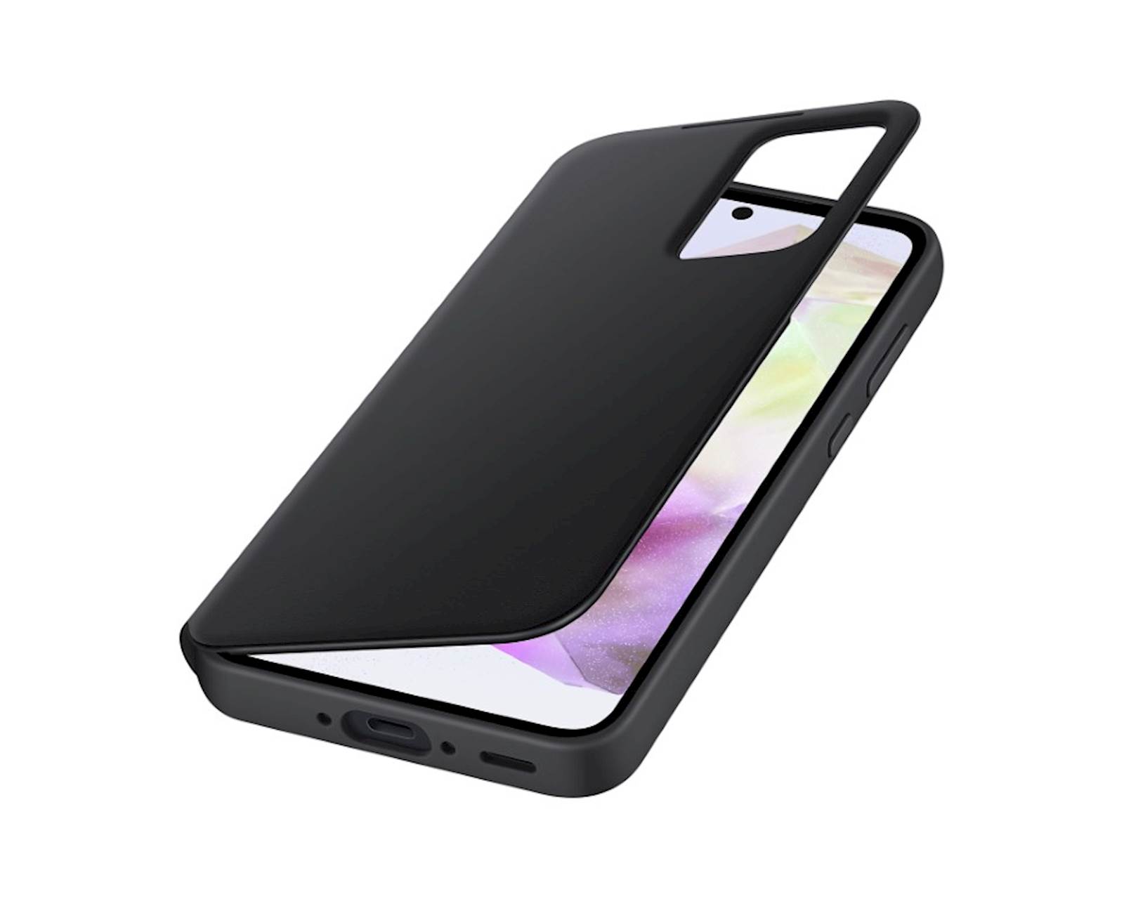Ovitek Samsung Galaxy A35 Smart View Wallet Case Black