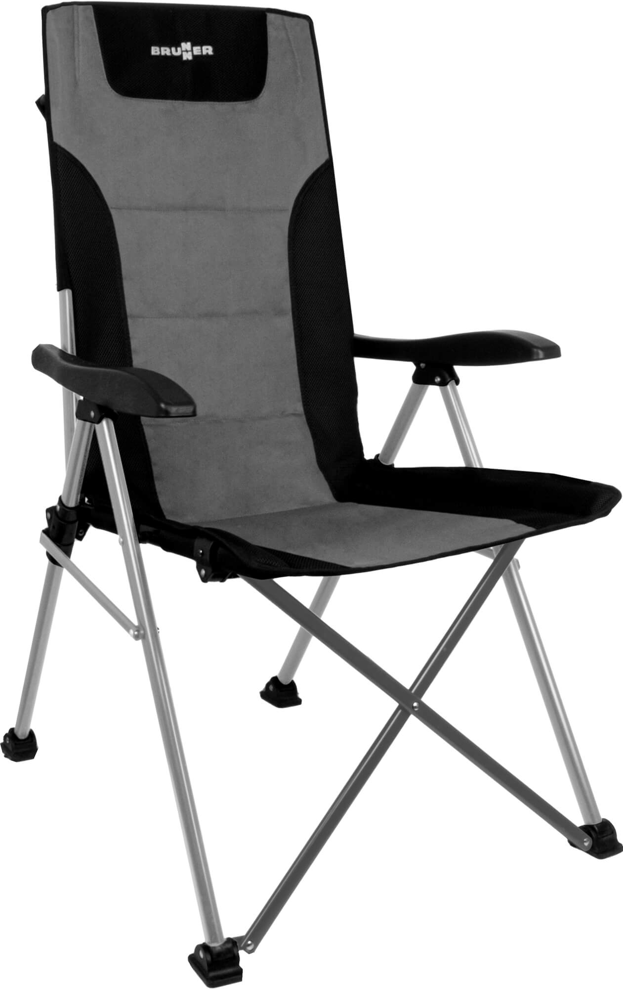 Zložljivi stol Brunner Raptor Highback 0404016N.c20, črno-siv