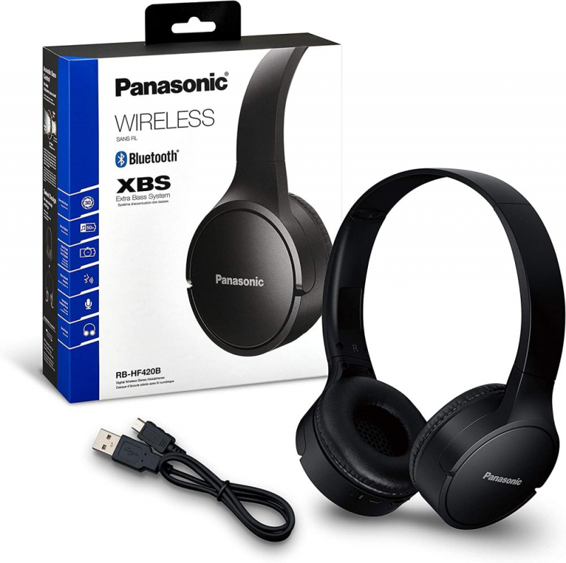 Bluetooth slušalke Panasonic RB-HF420BE-K