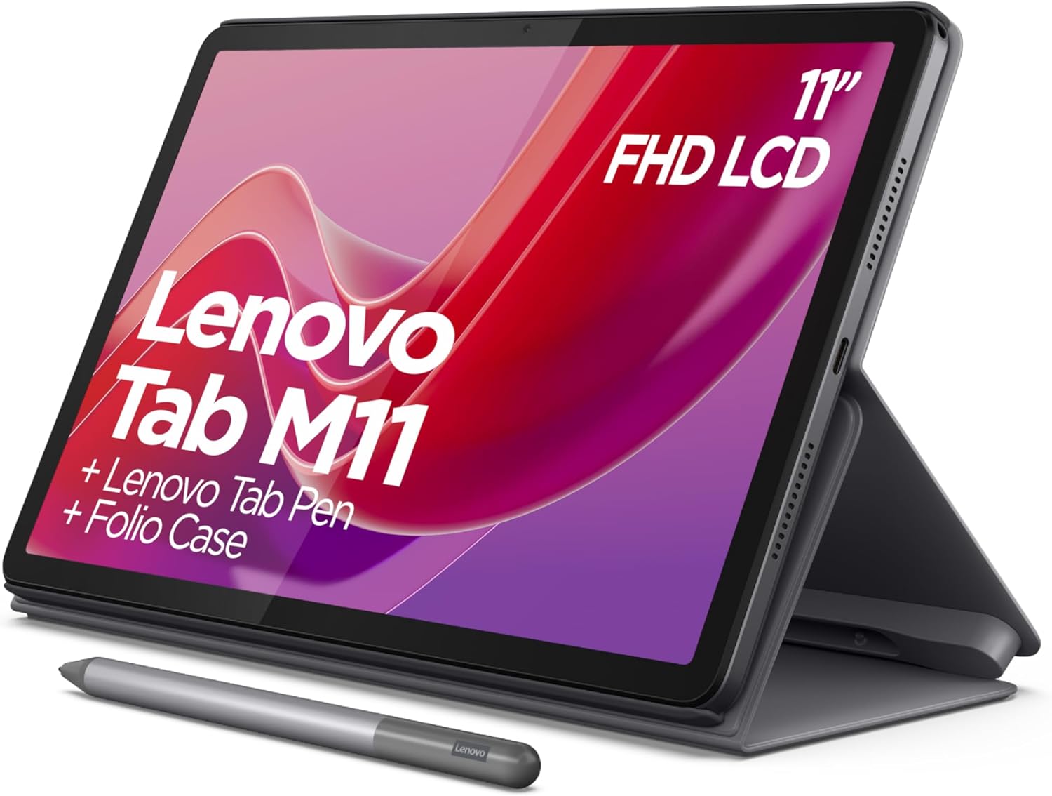 Tablični računalnik LENOVO Tab M11 WiFi 128GB siv - s pisalom in ovitkom