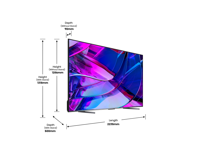4K TV Hisense 100U7KQ