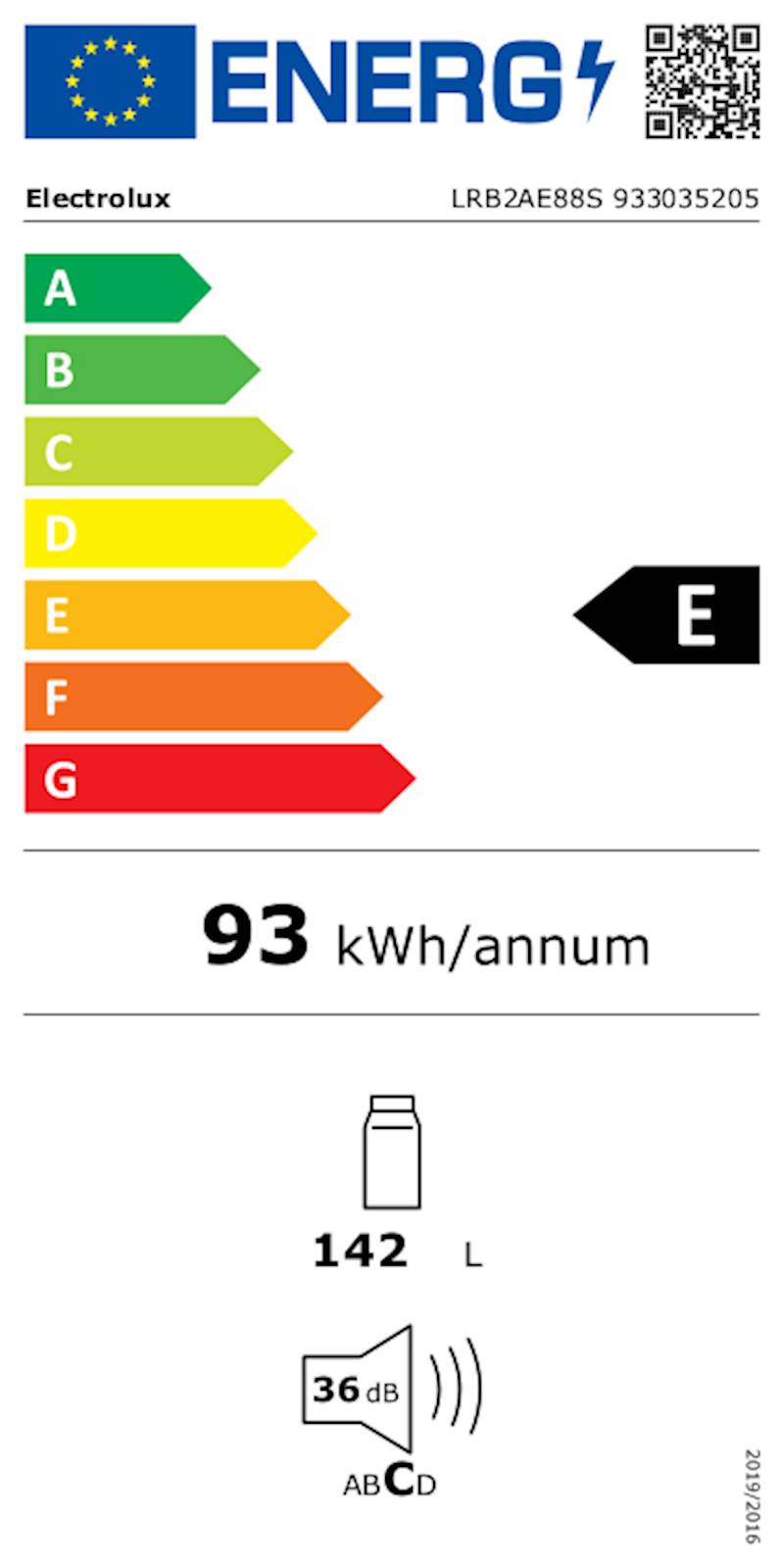Vgradni hladilnik Electrolux LRB2AE88S