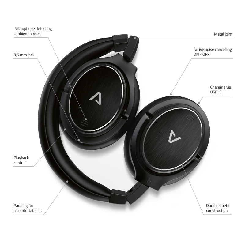 Brezžične slušalk LAMAX NoiseComfort ANC