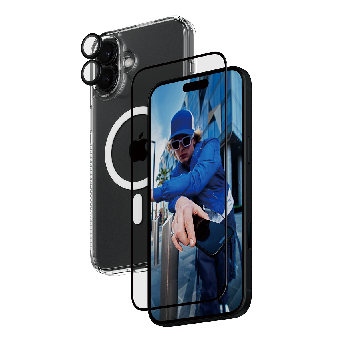 Ovitek Apple iPhone 16 Plus črn