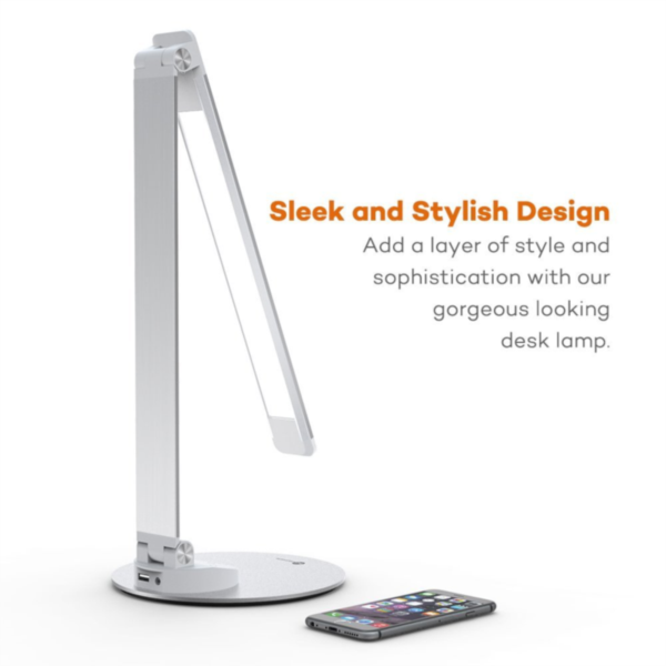 Namizna svetilka TaoTronics Minimalist LED srebrna Tt-Dl19