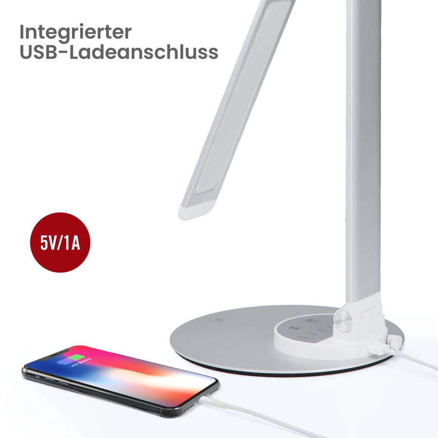 Ultra tanka led namizna svetilka TaoTronics Tt-Dl22_1 srebrna