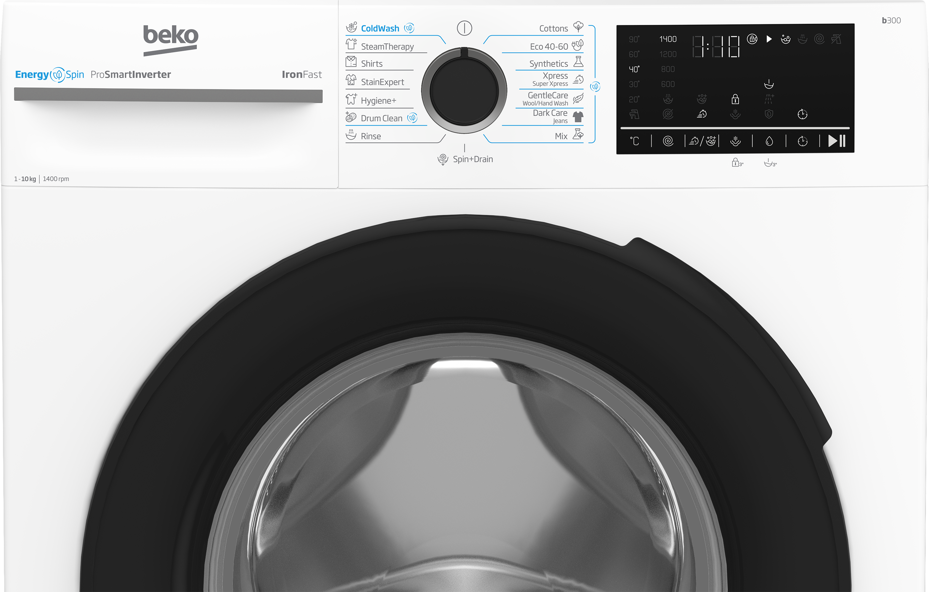 Pralni stroj BEKO BM3WFU410415WB