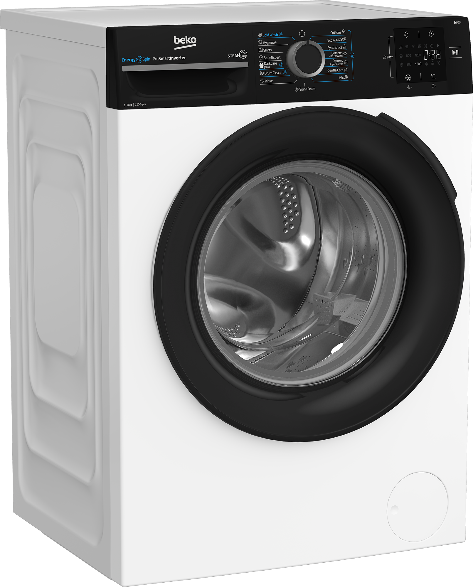 Prostostoječi pralni stroj BEKO BM3WFSU38213WPBB
