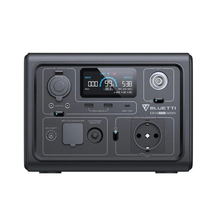 Prenosna elektrarna Bluetti EB3A 600W/268Wh