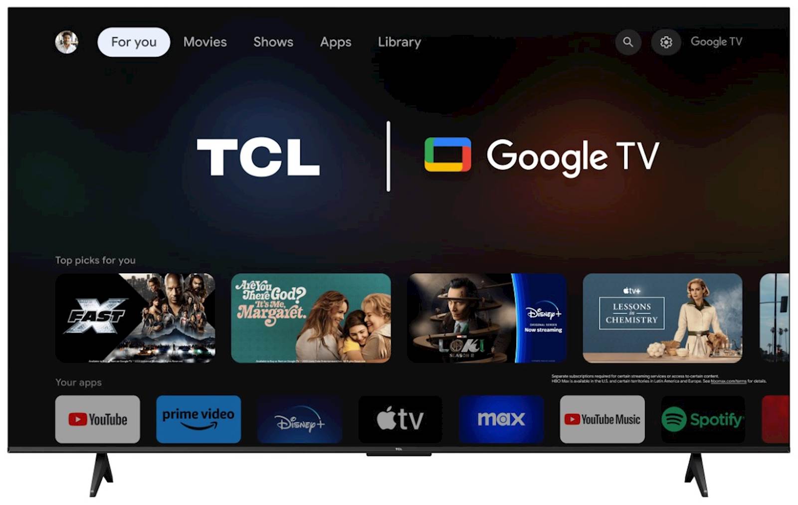 4K TV TCL 75P69B 75"