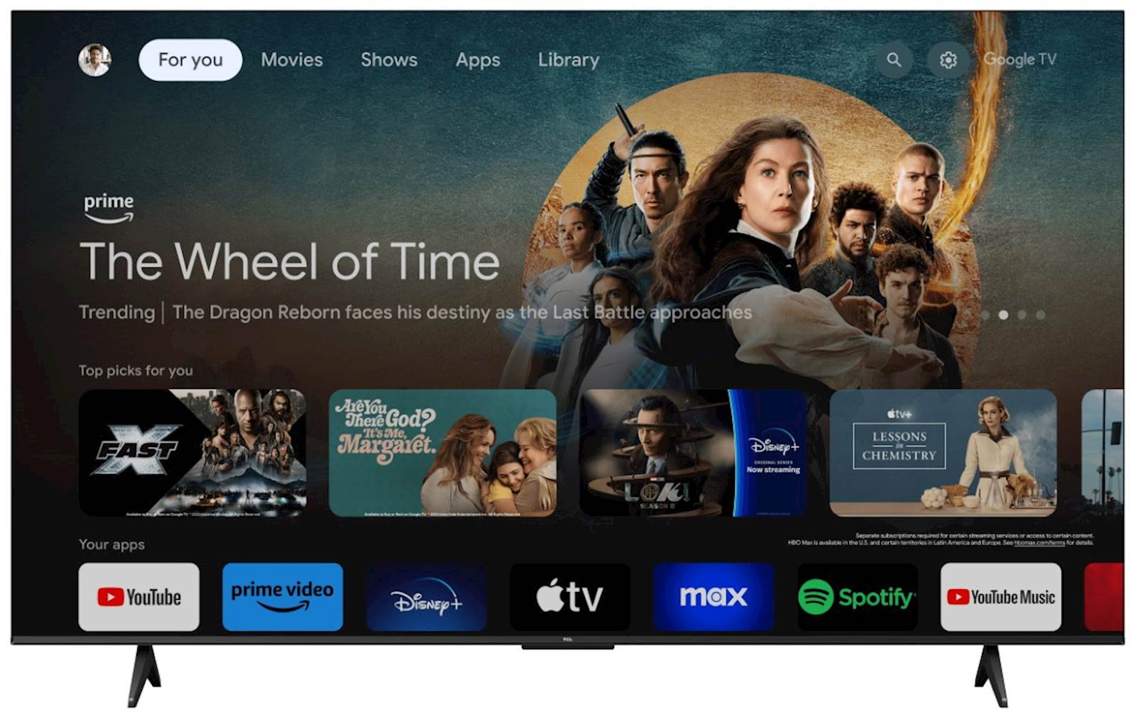 4K TV TCL 75P69B 75"