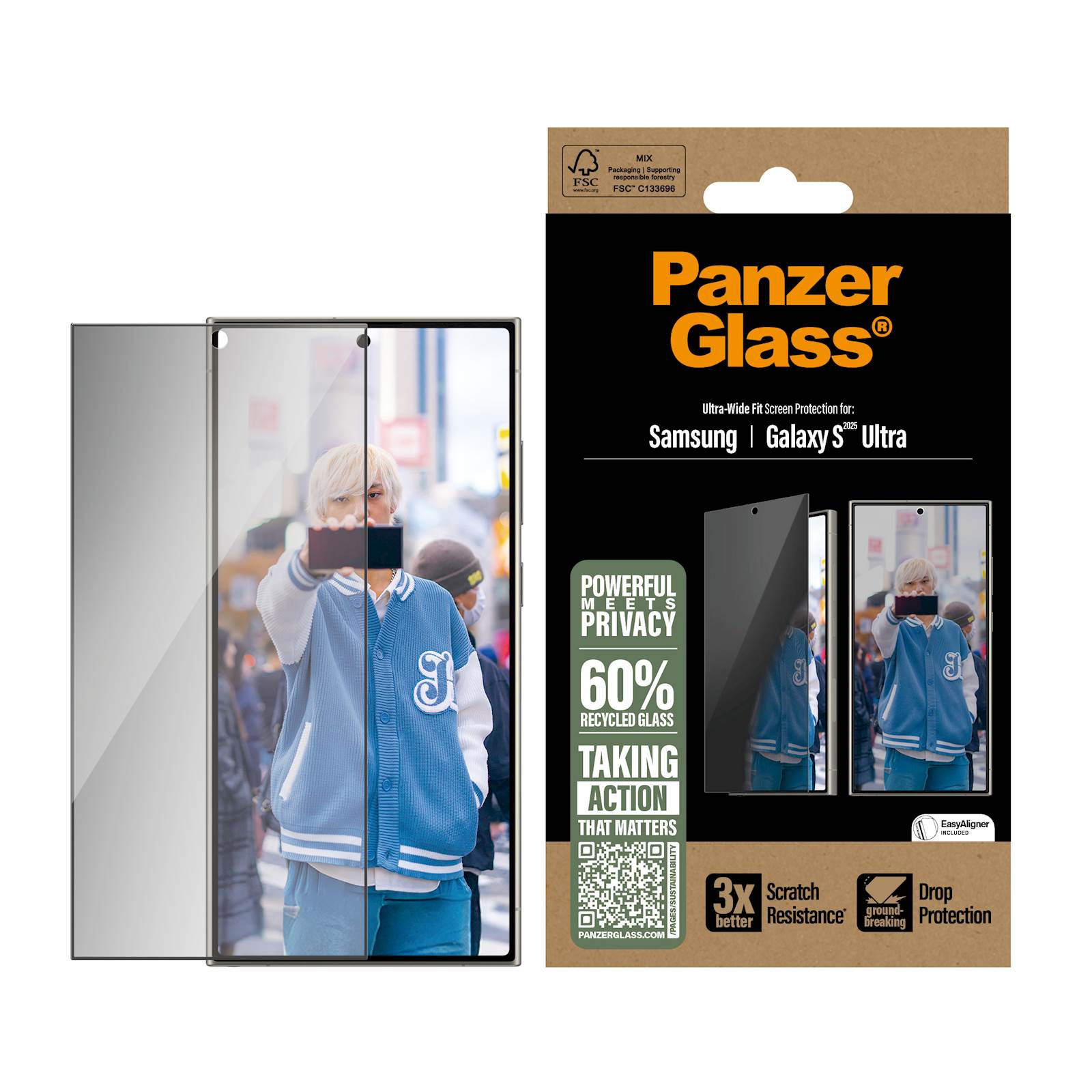 Zaščitno steklo Panzerglass Samsung Galaxy S25 Ultra