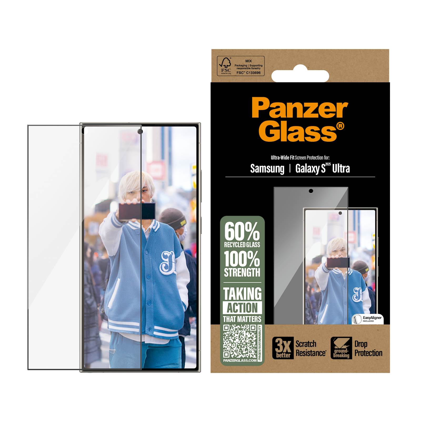 Zaščitno steklo Panzerglass Samsung Galaxy S25 Ultra