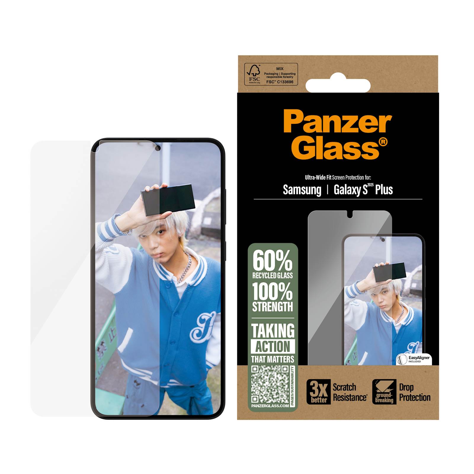 Zaščitno steklo Panzerglass Samsung Galaxy S25+