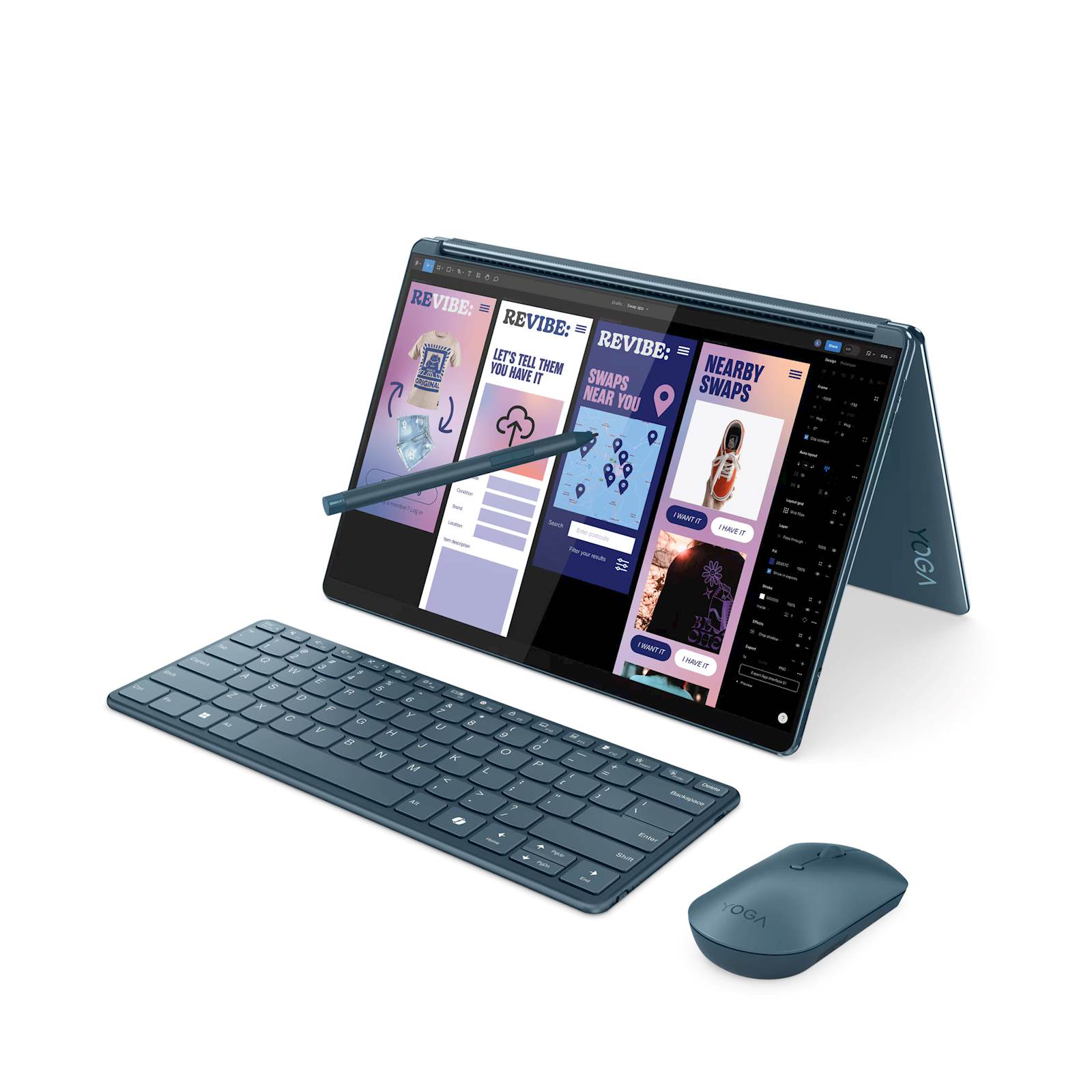 Prenosni računalnik Lenovo Yoga Book 9 13 ICU7 Intel Core Ultra 7 Integrirana Intel Graphics 32GB 299.1 x 203.9 x 15.95 mm