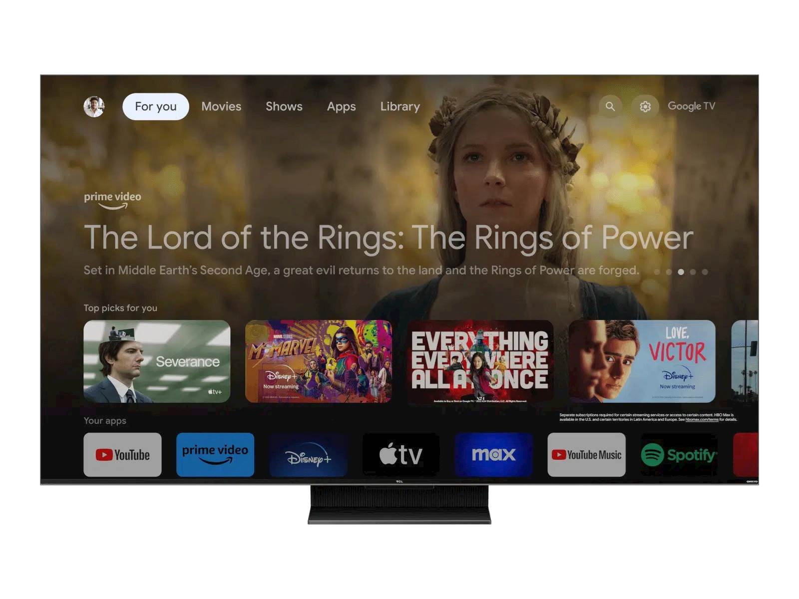 4K TV TCL 85C805 85"