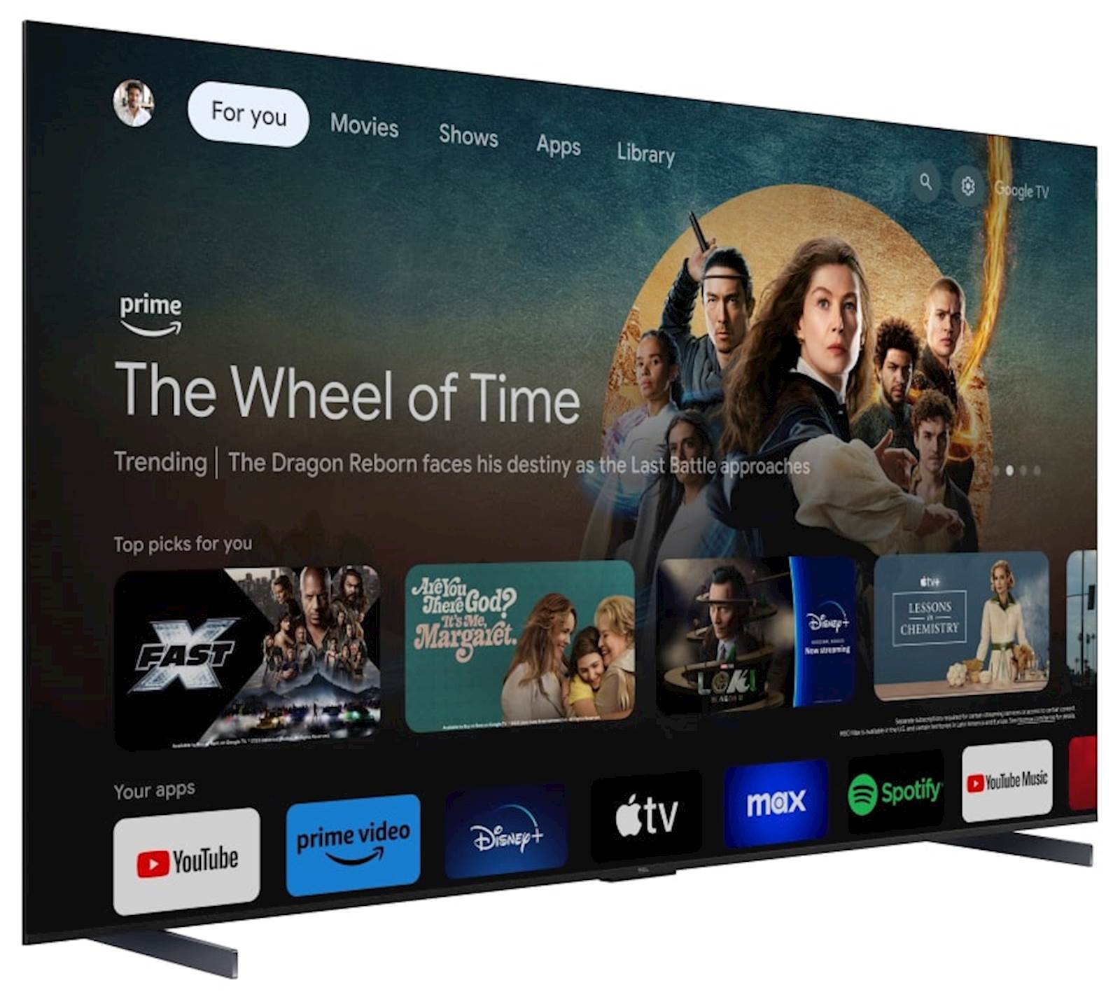 4K TV TCL 98C655