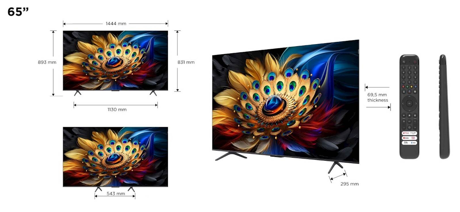 4K TV TCL 65C655