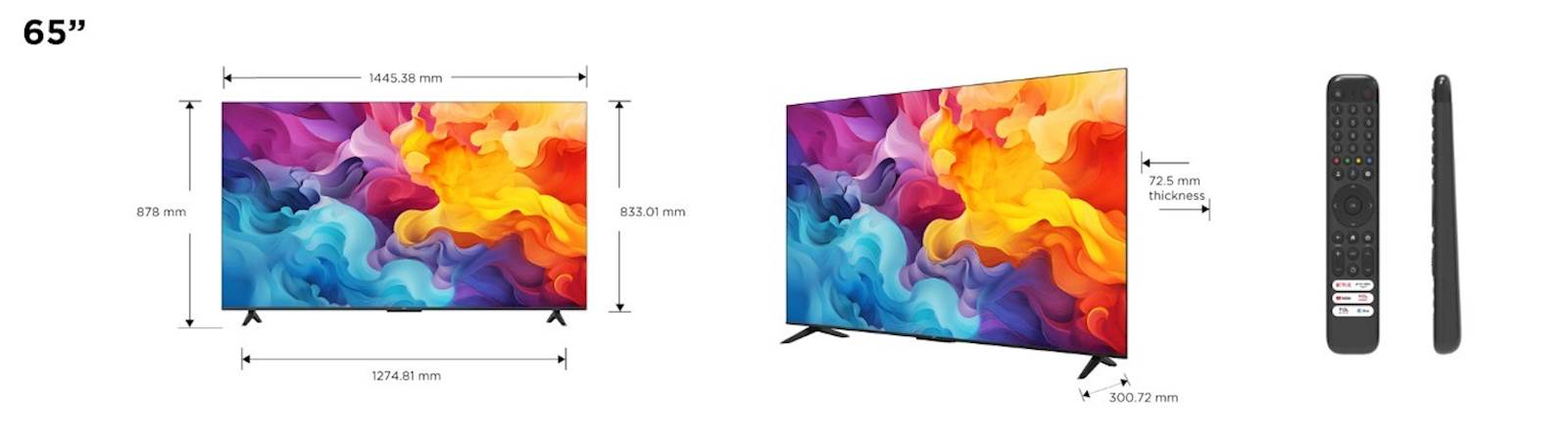 4K TV TCL 65V6B 65"