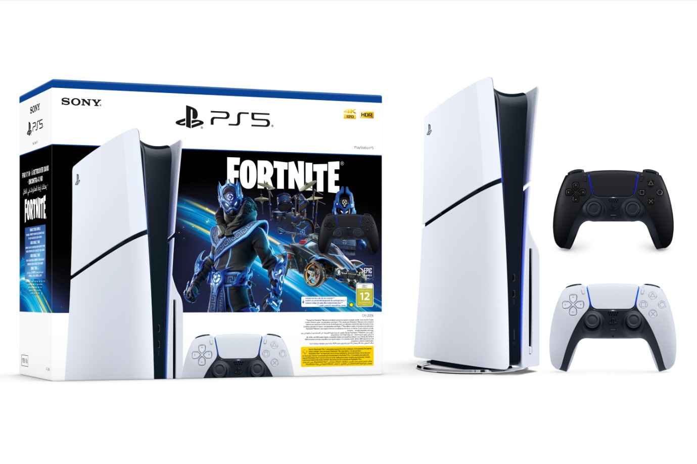 Igralna konzola PlayStation 5 Slim Fortnite paket z dodatnim kontrolerjem