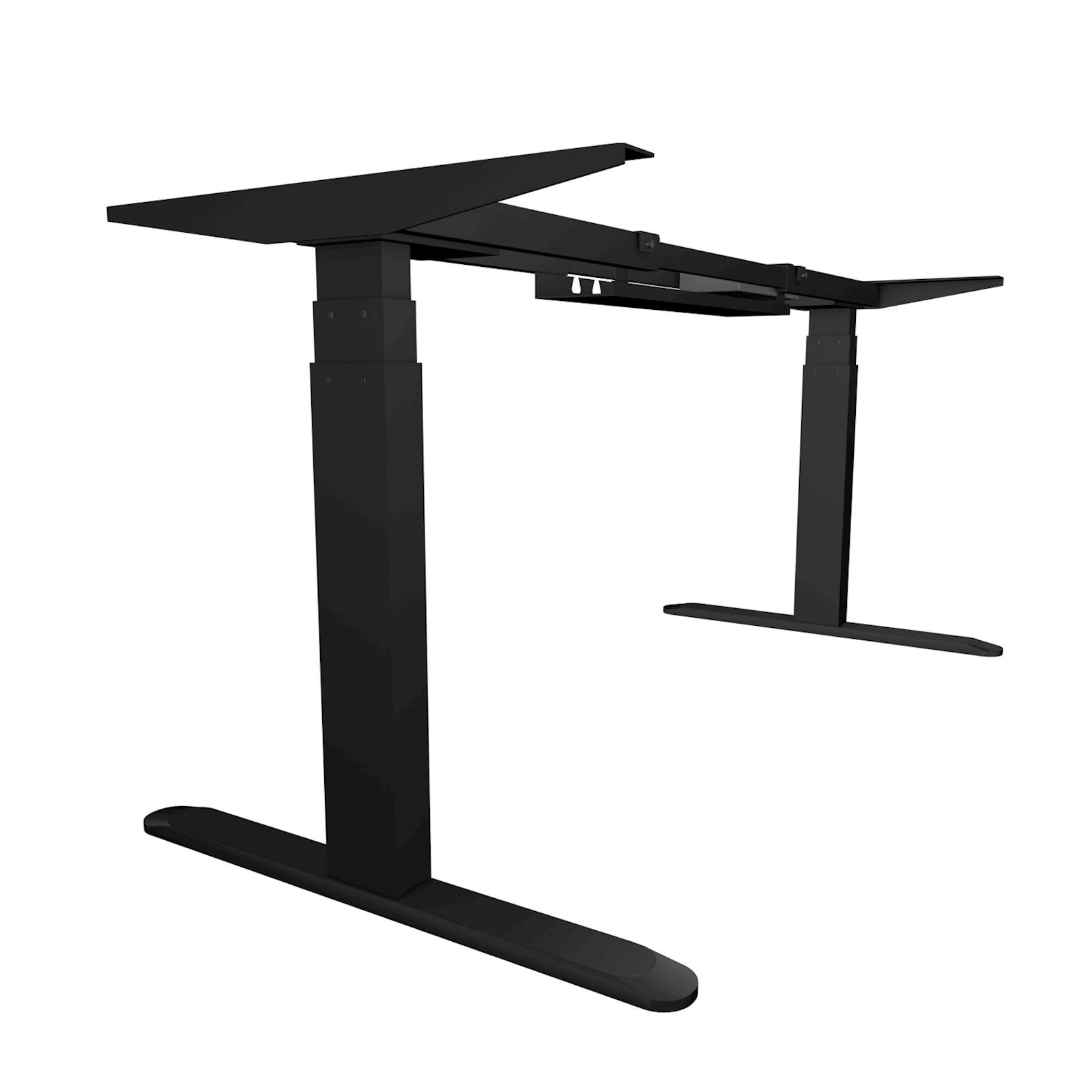 UVI Desk dvižno električno podnožje črno