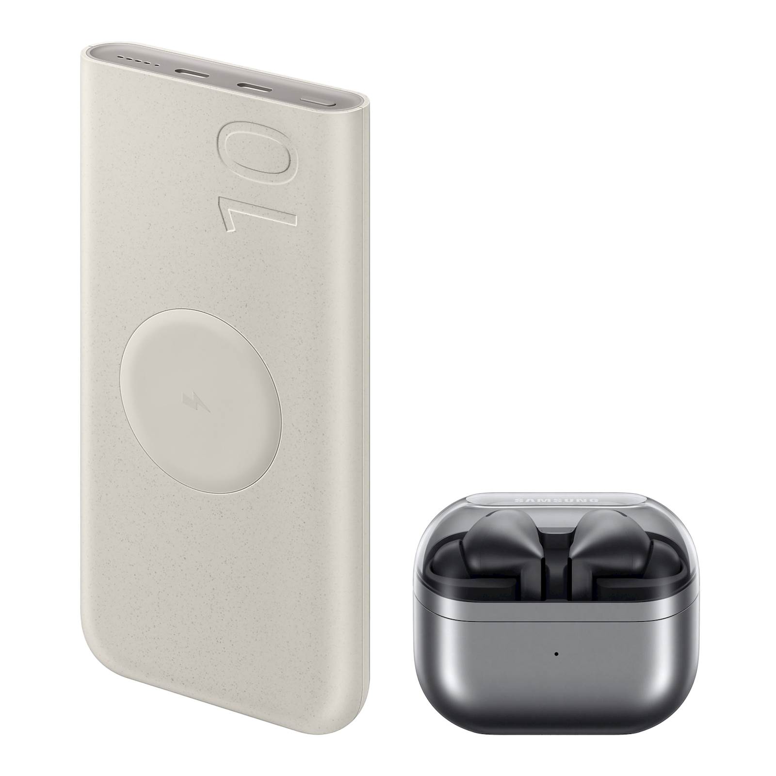 Samsung slušalke Galaxy Buds3 Pro SM-R630 SIL. + Wireless Pack 10K